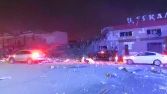 شاهد انفجارا دمر مقهى وآخر قتل 6 عمال منجم بكازاخستان
