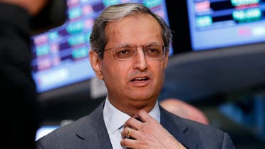 File photo of Vikram Pandit gives an interview on the floor of the New York Stock Exchange. (Reuters)