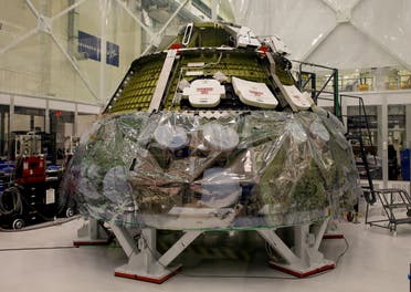 كبسولة "أوريون" التي سيتم إطلاقها للقمر قريباً ضمن برنامج "ارتيميس"