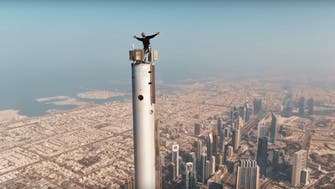 Video shows Will Smith climbing to the top of the Burj Khalifa