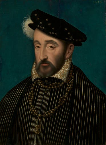 لوحة تجسد الملك الفرنسي هنري الثاني