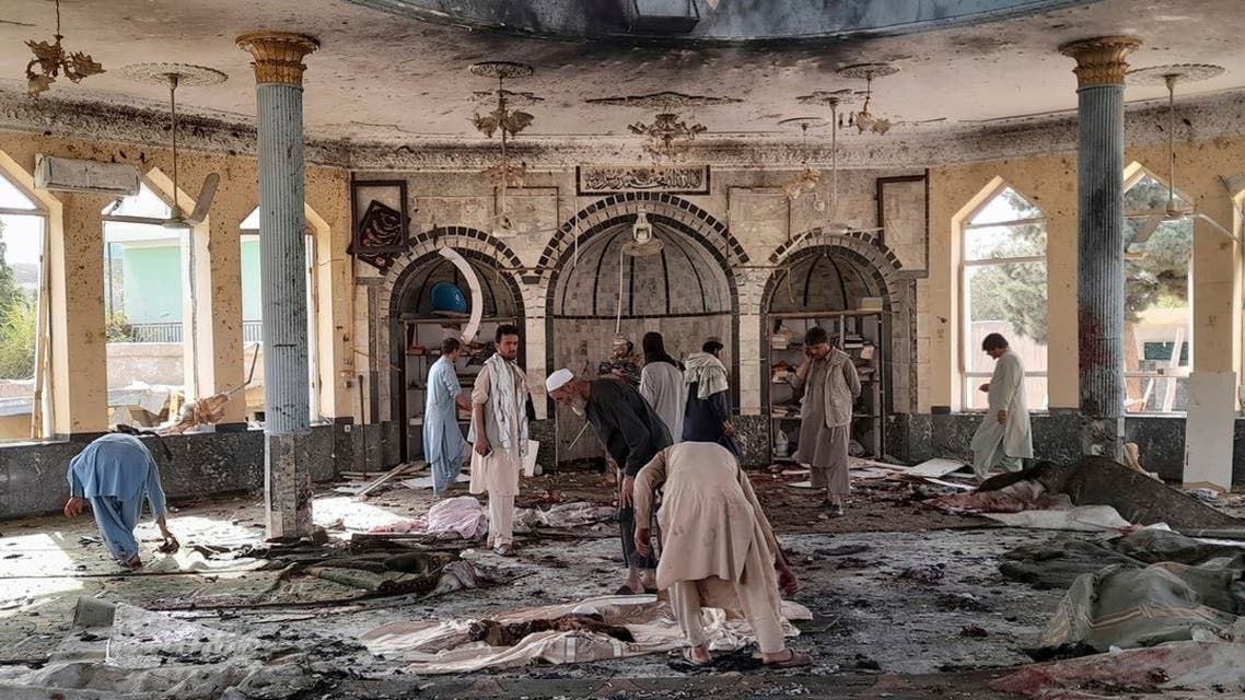 انفجار مسجد أفغانستان