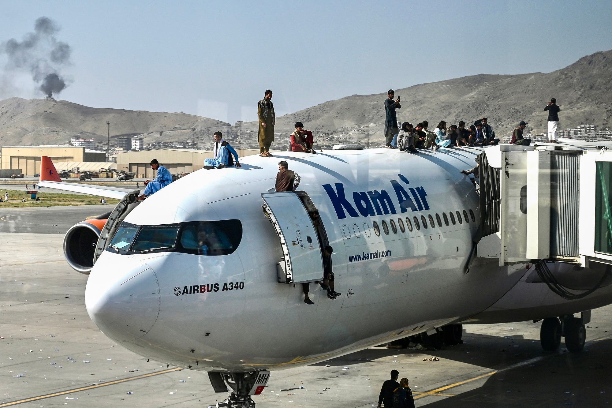 From Kabul airport (archive from AFP)