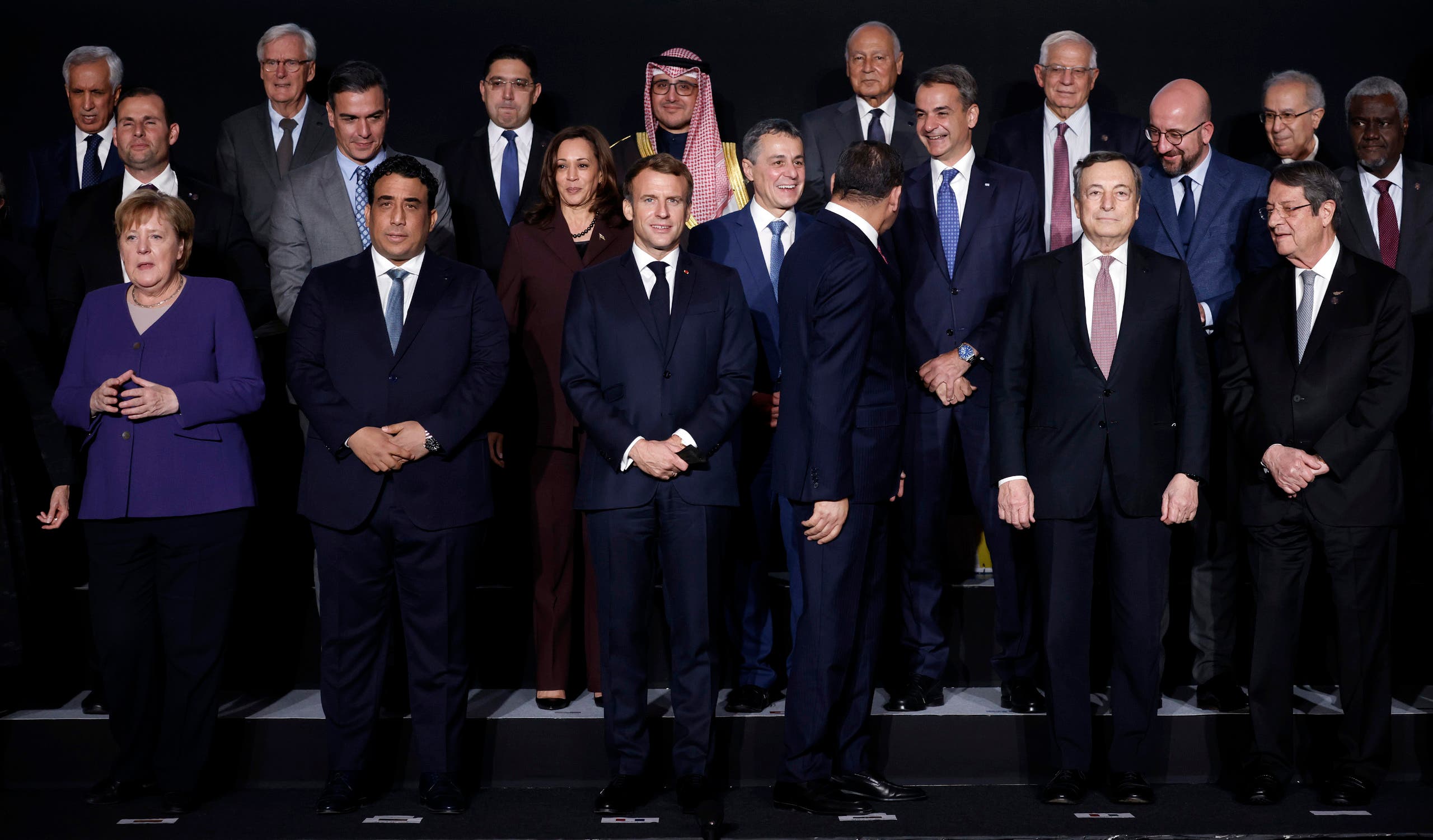 من مؤتمر باريس حول ليبيا - فرانس برس