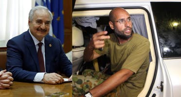 المرشحان للرئاسة الليبية سيف الإسلام القذافي وخليفة حفتر