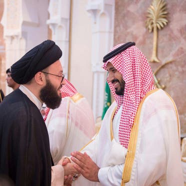 Lebanese Shia scholar Mohammed al-Husseini meets Saudi Crown Prince Mohammed bin Salman.
