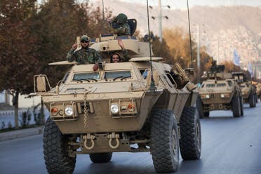 The Taliban parade was linked to the graduation of 250 freshly trained soldiers, according to adefense ministry spokesman. (Reuters)