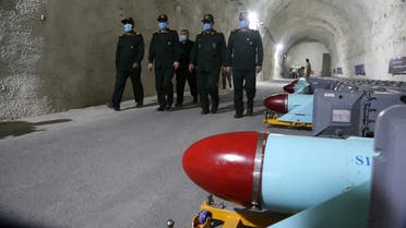 Major General Hossein Salami visits an underground missile site of Iran's Revolutionary Guards at an undisclosed location. (File Photo: Reuters)