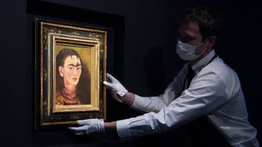Frida Kahlo's painting 'Diego y yo' (Diego and I) sells for a record $35 million at a New York auction. (Twitter)