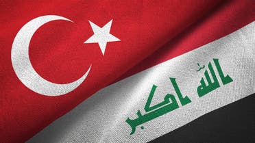 العراق تركيا أعلام