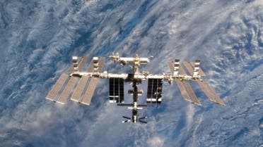 In this file photo taken on March 07, 2011 this NASA handout image shows a close-up view of the International Space Station. (AFP)
