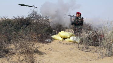 This handout image provided by the Iranian Army Office on November 7, 2021, shows an Iranian soldier firing a turret during a military exercise on the shore of the Oman sea in the coastal region of Balushistan. The Iranian military began maneuvers in the southeast of the country near the Strait of Hormuz where Tehran reported a recent incident with the United States. (Photo by Iranian Army office / AFP) / === RESTRICTED TO EDITORIAL USE - MANDATORY CREDIT AFP PHOTO / HO / IRANIAN ARMY OFFICE - NO MARKETING NO ADVERTISING CAMPAIGNS - DISTRIBUTED AS A SERVICE TO CLIENTS === - === RESTRICTED TO EDITORIAL USE - MANDATORY CREDIT AFP PHOTO / HO / IRANIAN ARMY OFFICE - NO MARKETING NO ADVERTISING CAMPAIGNS - DISTRIBUTED AS A SERVICE TO CLIENTS ===