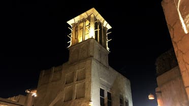 A wind tower on a historic building in the Al Fahidi district of Dubai. (Image: Maghie Ghali)