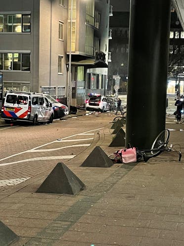 من الاحتجاج العنيف أمس في روتردام ضد تدابير كورونا