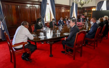 محادثات بلينكن مع الرئيس الكيني