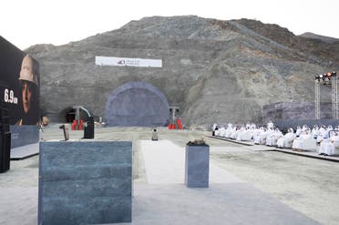 The tunnels were constructed across the Emirates of Fujairah and Ras Al Khaimah as part of Package D of Stage Two, two months ahead of schedule. (WAM)