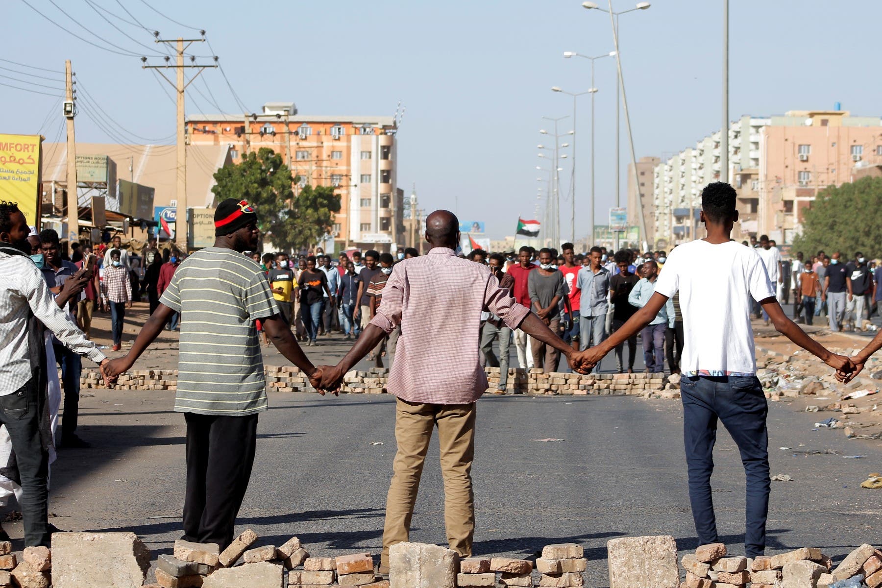 تظاهرة في 21 نوفمبر في الخرطوم  طالبت بعودة المدنيين للحكومة في السودان