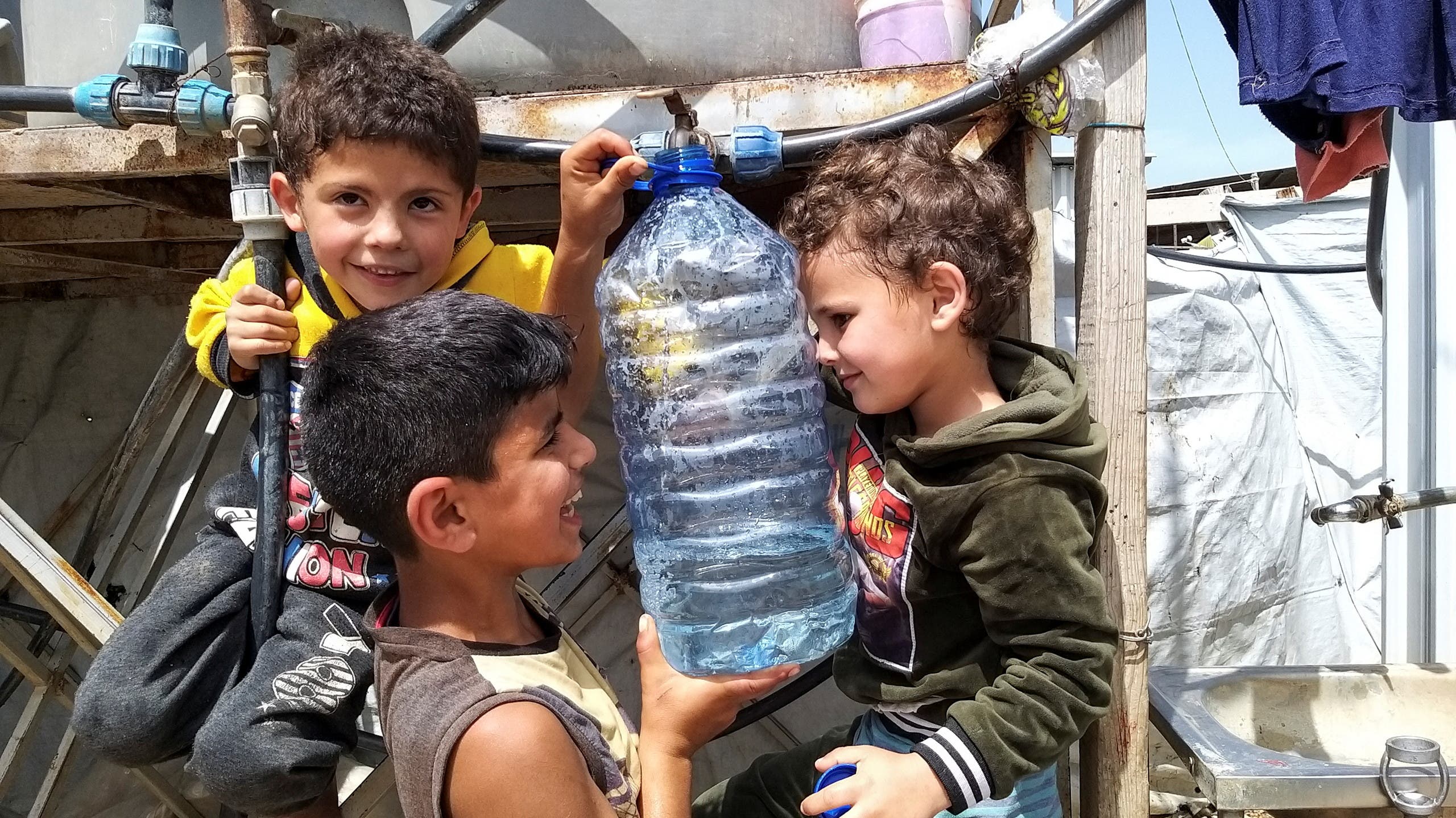 أطفال سوريون لاجئون في عكار