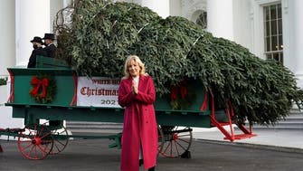 Bidens open holiday season with Christmas tree and ‘friendsgiving’