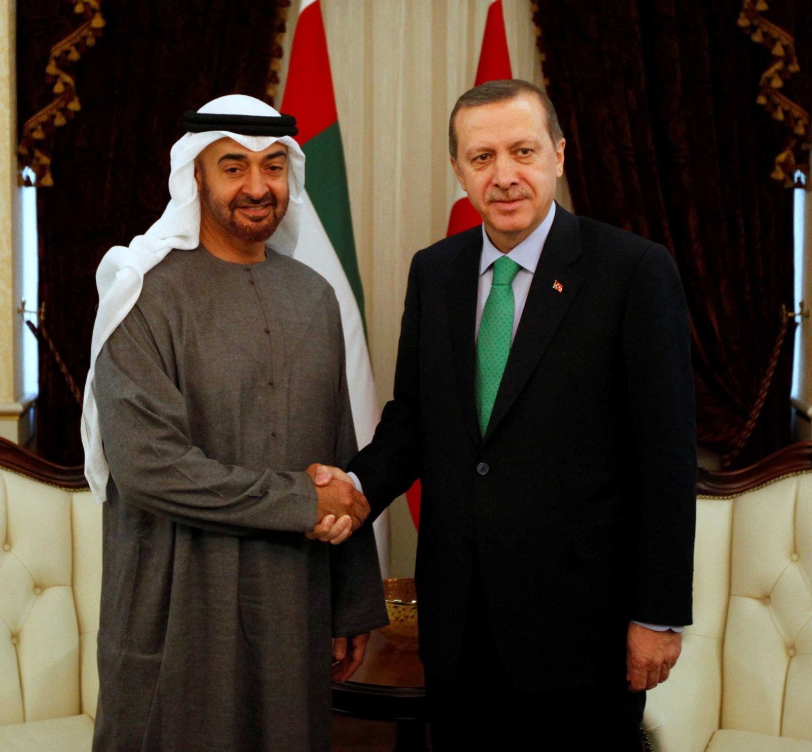 الشيخ محمد بن زايد والرئيس التركي رجب طيب أردوغان