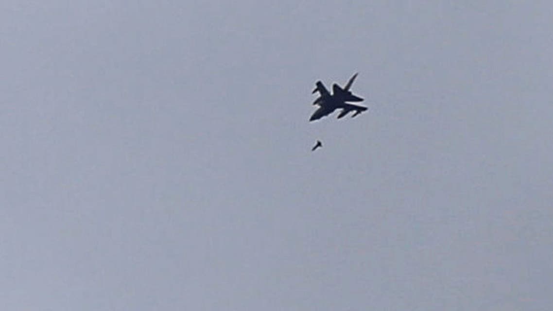 A fighter jet belonging to the Arab coalition fires a missile over Sanaa, Yemen August 30, 2016. (File photo: Reuters)
