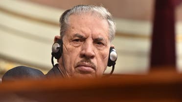 Algeria’s interim senate leader Salah Goudjil attends a senate meeting in the capital Algiers, on December 28, 2020. (AFP)