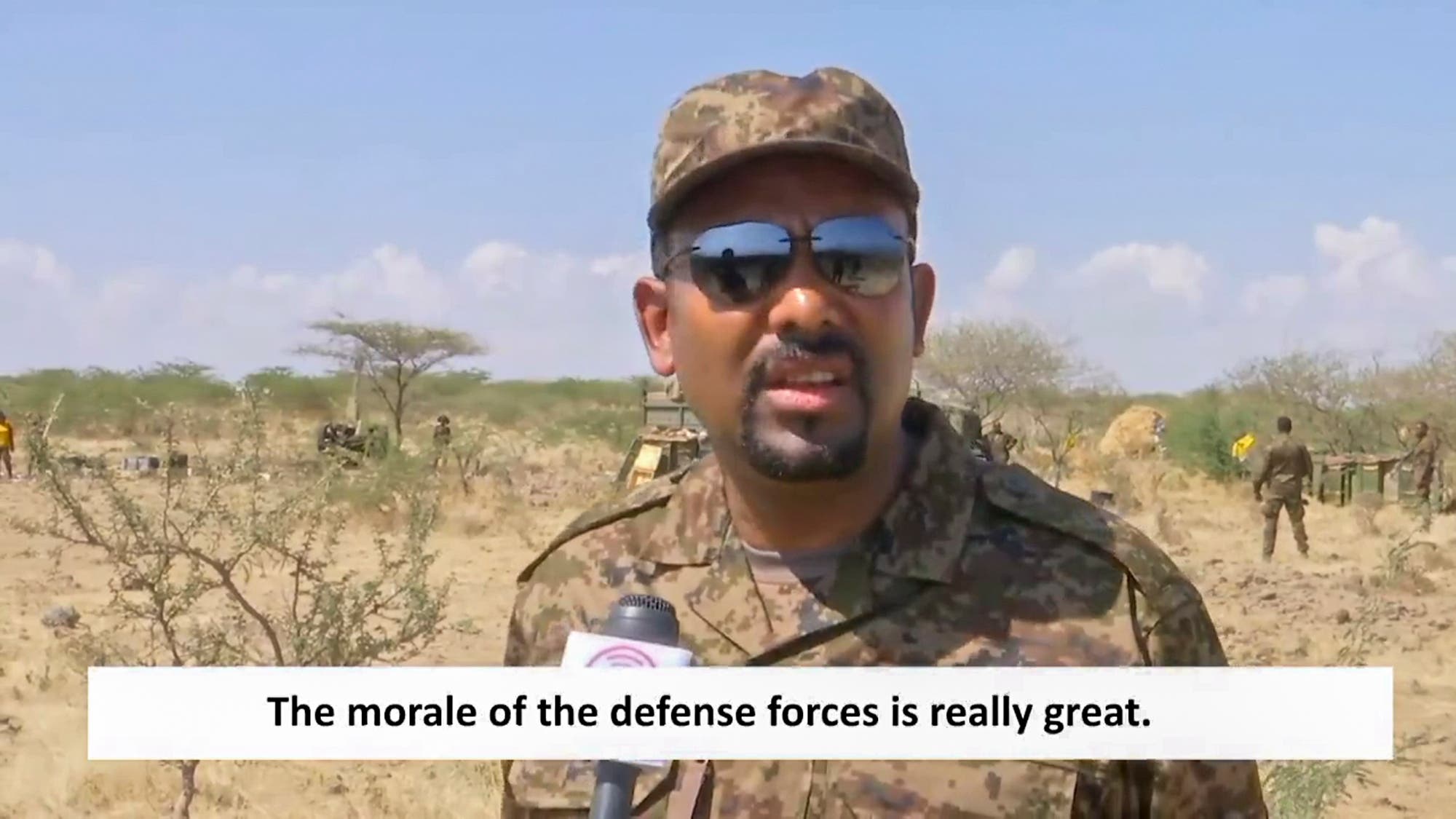 Abi Ahmed in front line with the Tigray forces