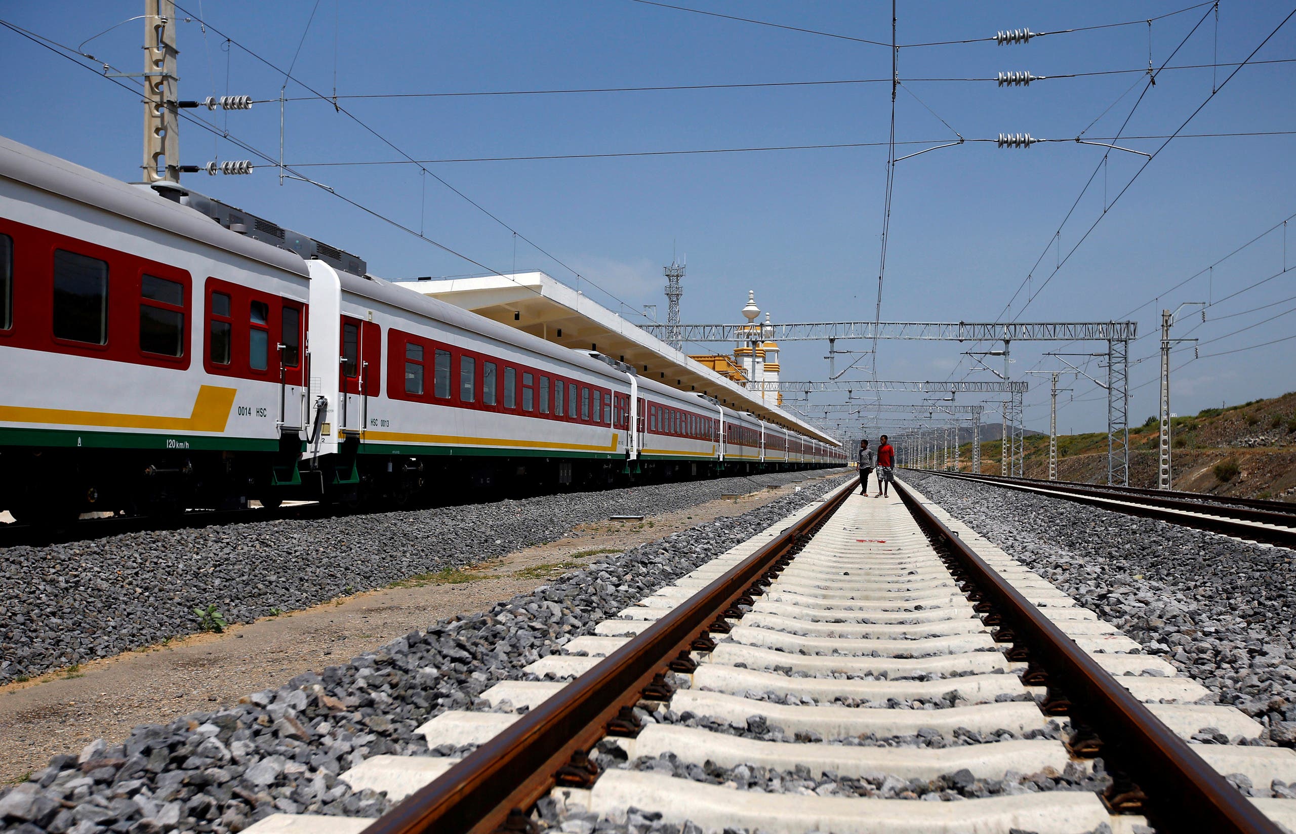 محطة على سكة القطار الذي يصل بين أديس أبابا ودجيبوتي (أرشيفية)