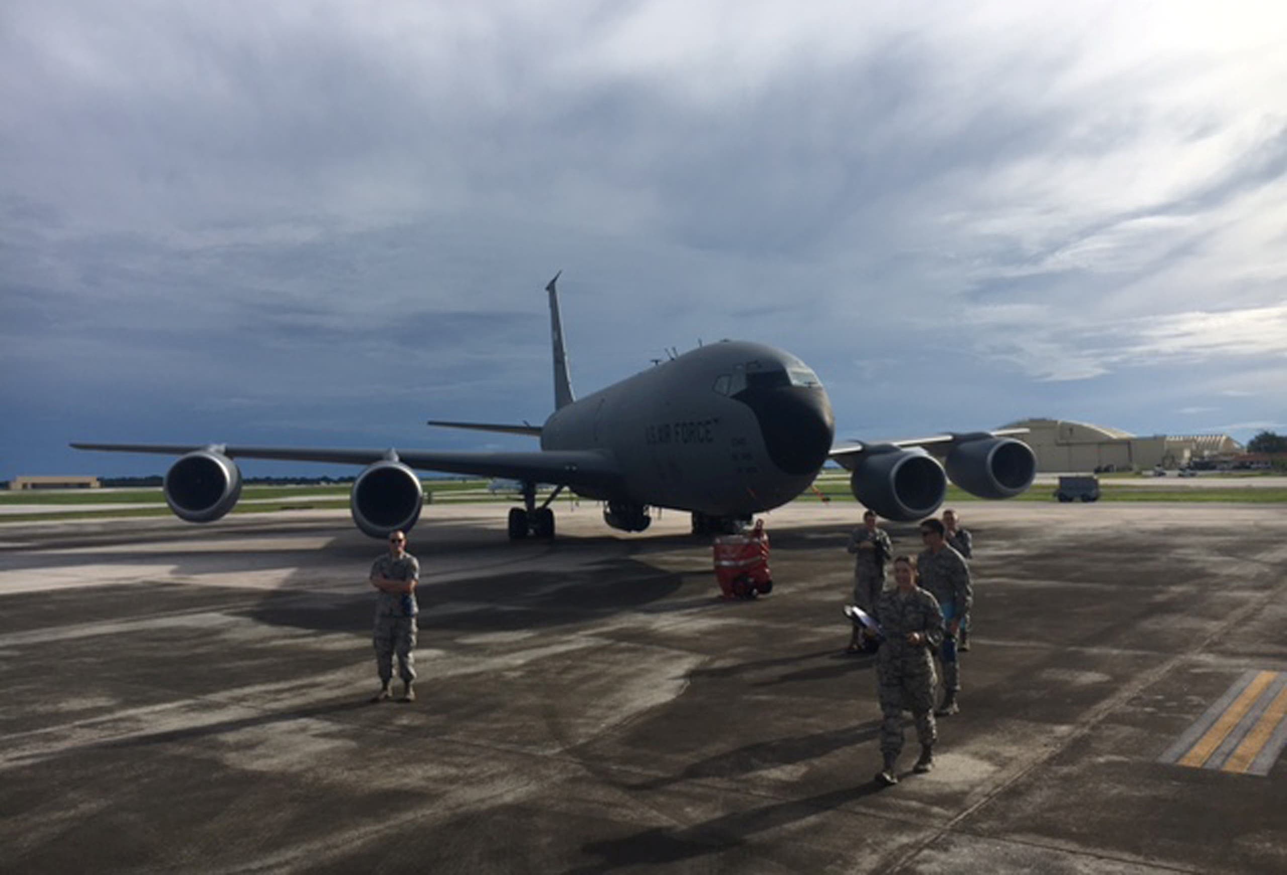 القاعدة البحرية الأميركية في جزيرة غوام