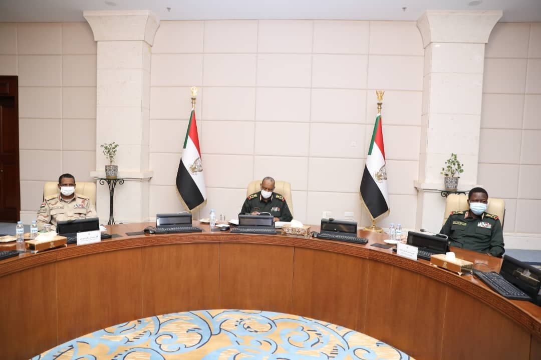 جلسة ل مجلس السيادة السوداني السودان 2 ديسمبر 2021