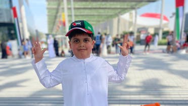 Khalifa bin Kuwair, a seven-year-old Emirati, was visiting Expo with his younger brother Mansoor, three, and his mother. (Al Arabiya English)