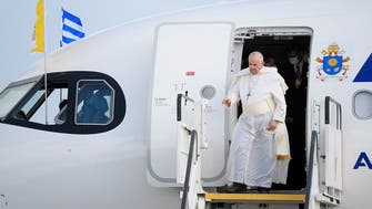 Pope Francis arrives in Greece to highlight plight of migrants, refugees