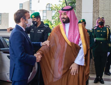 French President Macron holds talks with Saudi Crown Prince Mohammed bin Salman. (File Photo: Reuters)
