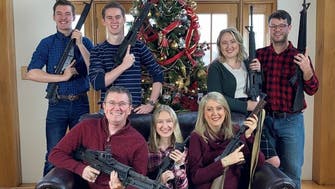 US congressman posts family picture with guns, days after school killings