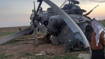 سقوط یک بالگرد نظامی در جنوب عراق 