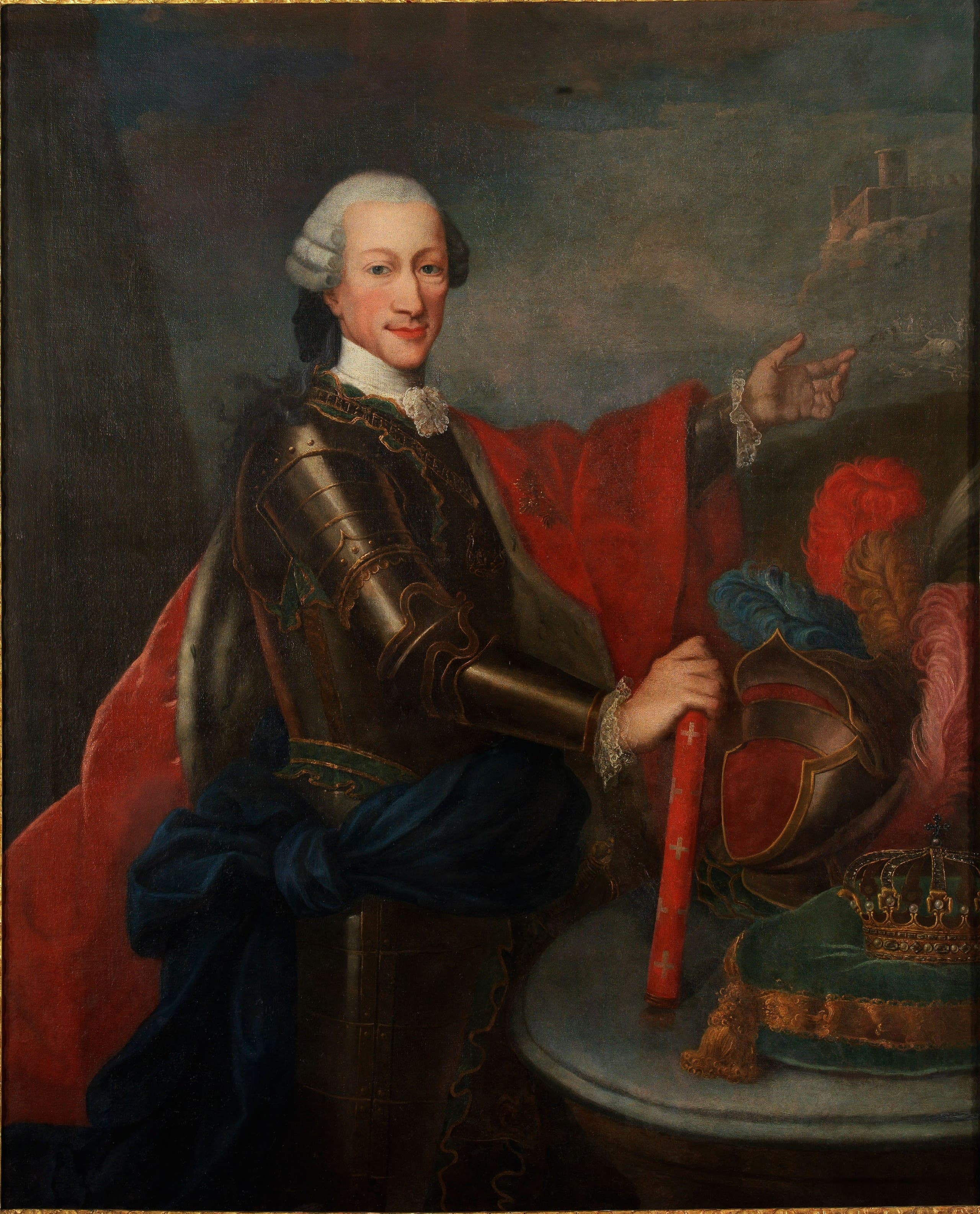A portrait of the King of the Piedmontese Victor Amadeus III