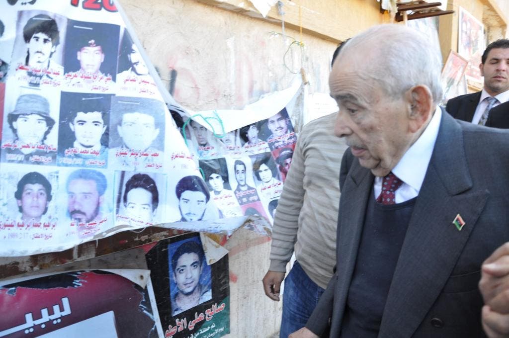 Mustafa Ben Halim upon his return to Benghazi, Libya, in 2011 following decades in exile. (Supplied)