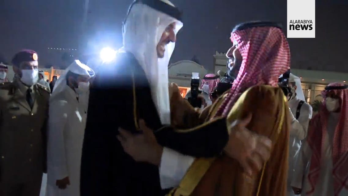 Saudi Crown Prince Qatar Emir