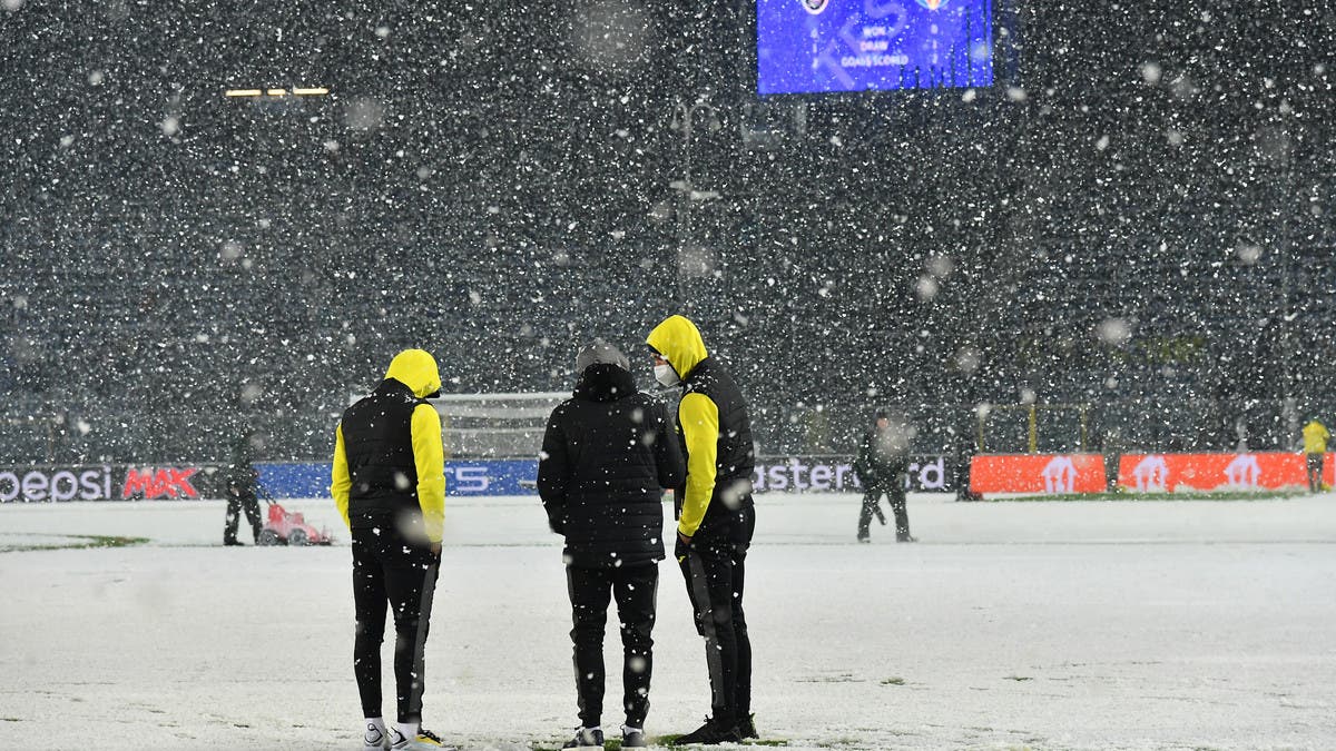 تأجيل مباراة أتلانتا أمام فياريال بسبب تساقط الثلوج