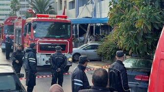 ویدئو؛ وقوع آتش‌سوزی در مقر حزب اسلام‌گرای النهضه تونس