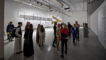 The Ithra Art Prize winning work is displayed at the Diriyah Contemporary Art Biennale, which runs until March 11, 2022. (Courtesy: SPA)