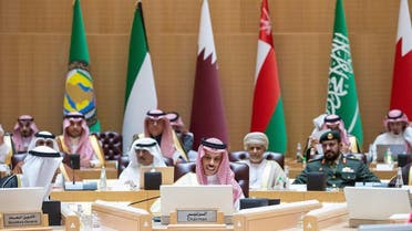 Saudi Arabia’s Minister of Foreign Affairs Prince Faisal bin Farhan chairs the preparatory session for the Gulf Summit of the Ministerial Council of the Cooperation Council (GCC) in Riyadh. (SPA)