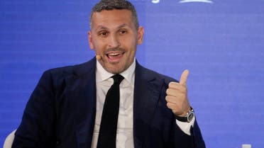 Khaldoon Khalifa Al Mubarak, group chief executive officer of Mubadala Investment Company, speaks at the 2019 New Economy Forum in Beijing, China November 21, 2019. (Reuters)