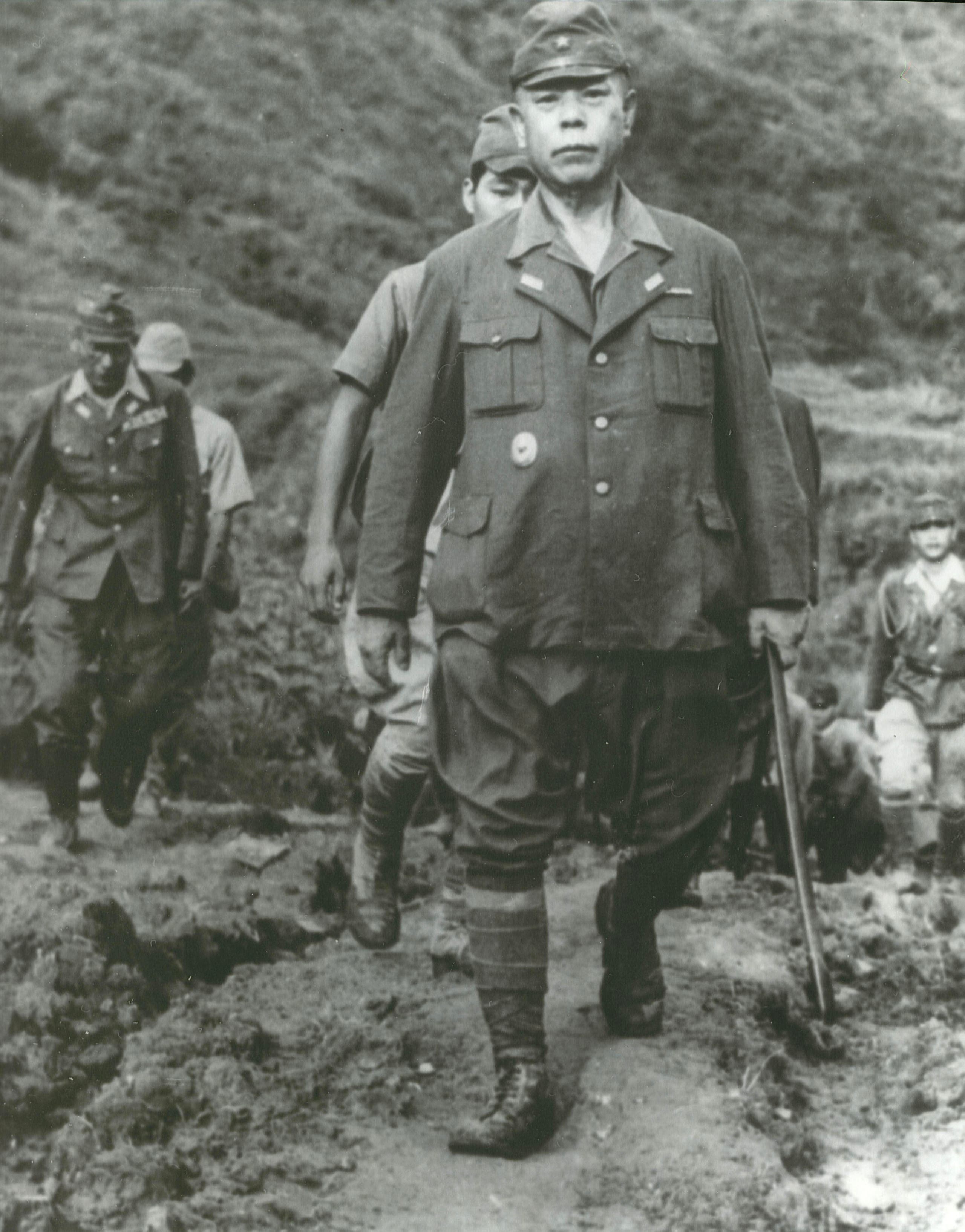 صورة تجسد استسلام الجنرال ياماشيتا عام 1945