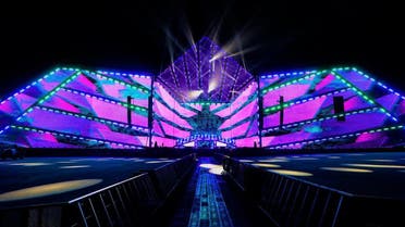 A stage at the Soundstorm music festival in the Banban area of Riyadh. (Supplied)