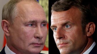 ماكرون لبوتين: فرنسا تتمسك بسيادة أوكرانيا