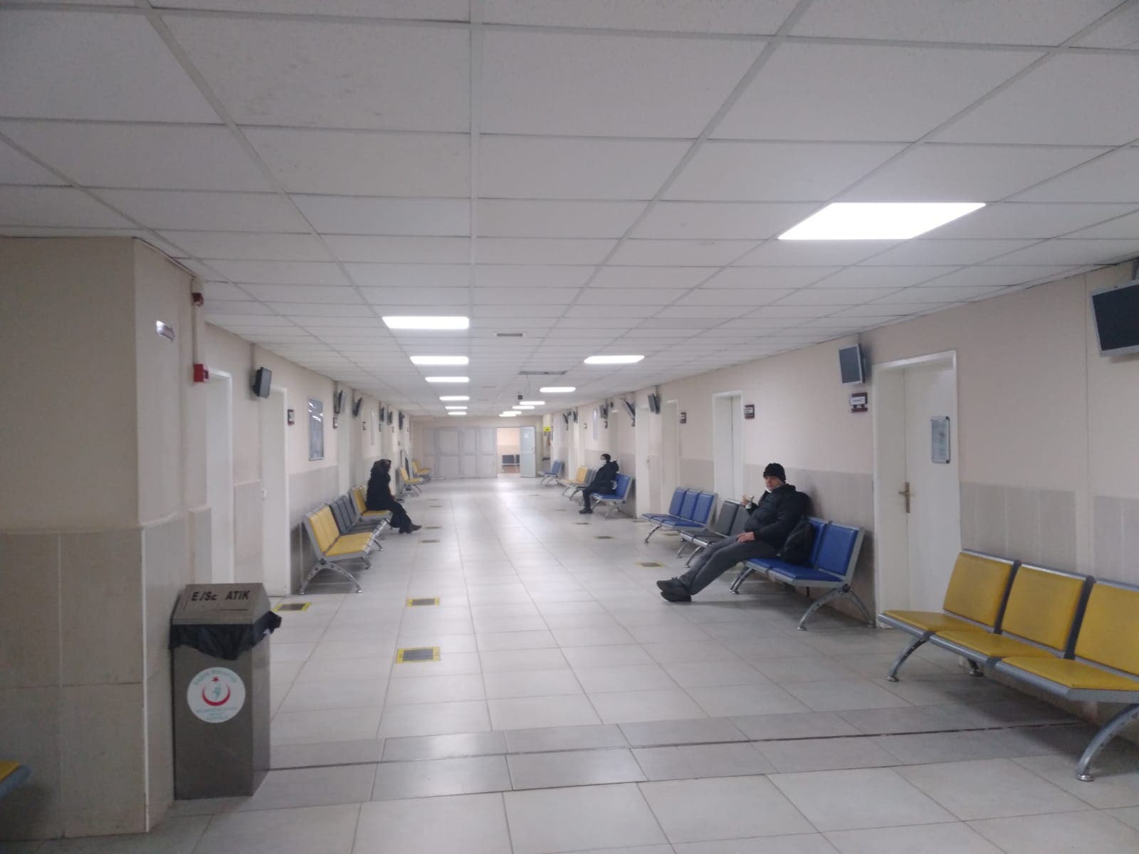 A medical center devoid of patients