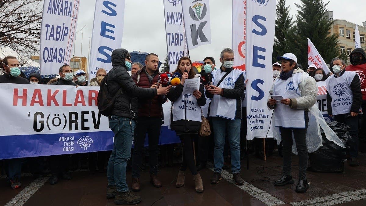 Turkey’s Health Workers Protest Low Wages, Harsh Conditions Amid A ...