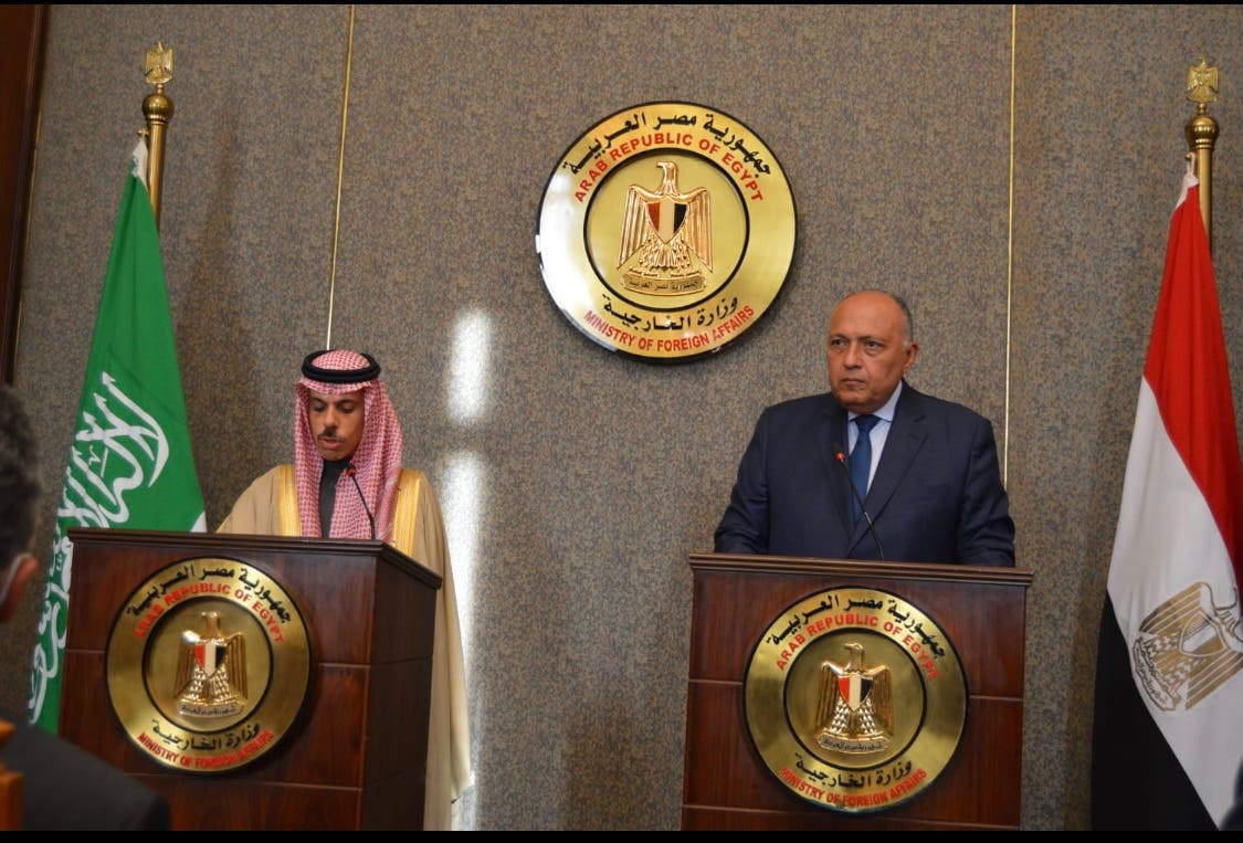 From the press conference between Sameh Shoukry and Faisal bin Farhan