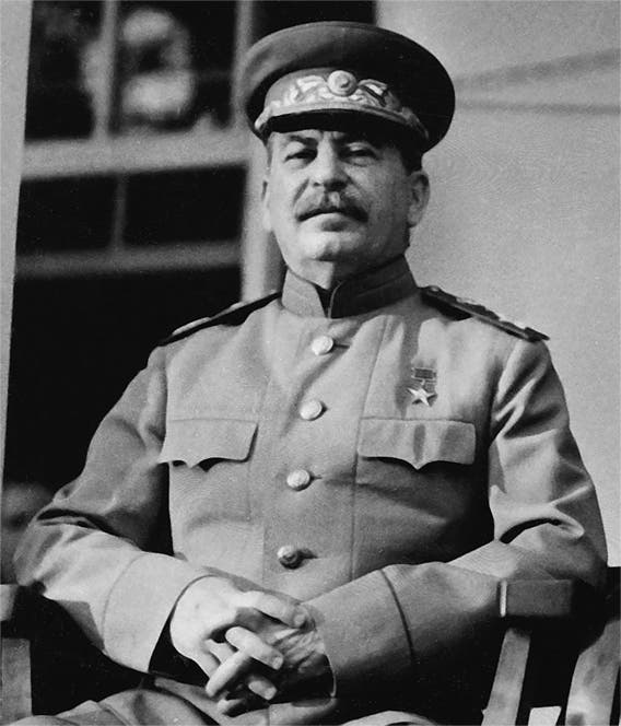 Portrait of Soviet leader Joseph Stalin